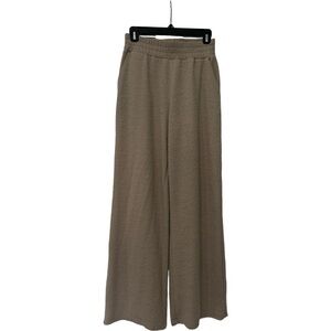 Sundays Tan Wide Leg High-Waisted Pants